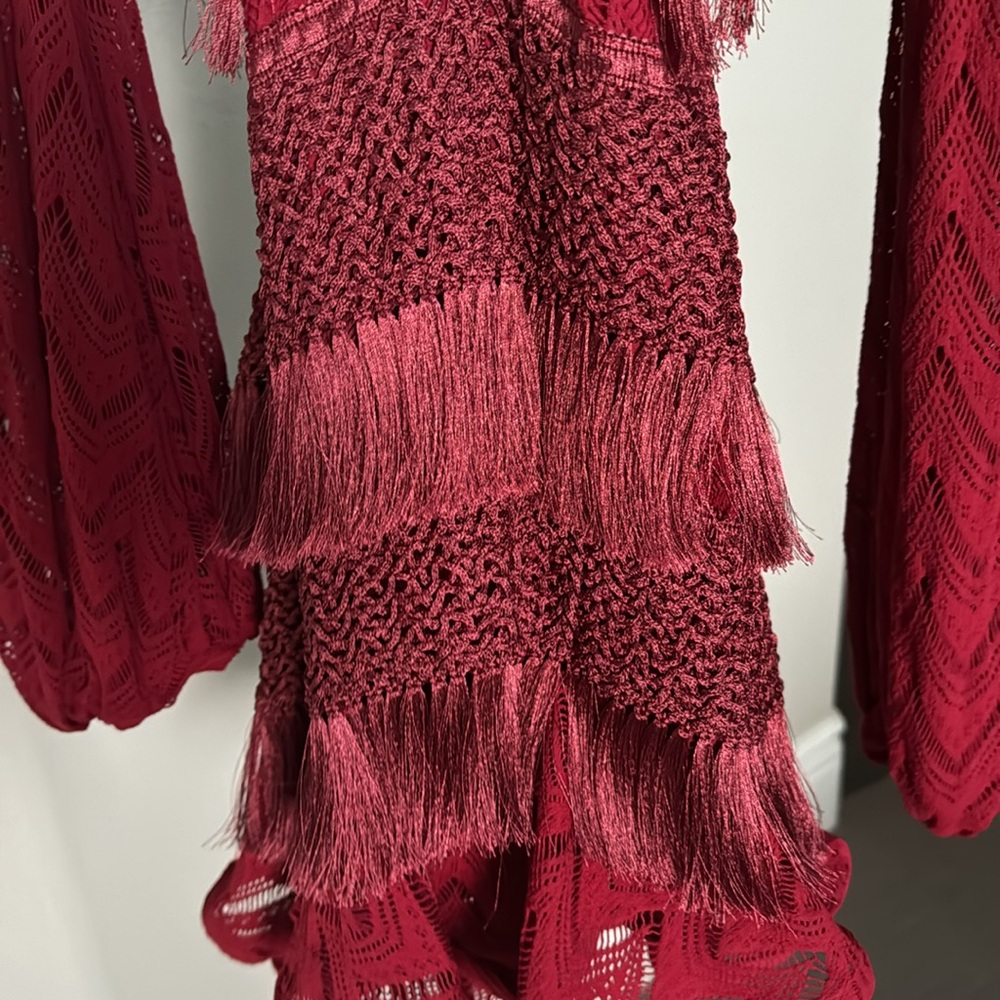 PatBO Red Mini Dress - Picture 3 of 5